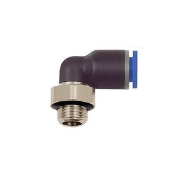 Push-in-Stecker Aircraft M5 AG x 4 mm, Winkel, 15 bar